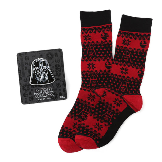 Darth Vader Holiday Socks & Lapel Pin by Little Holly