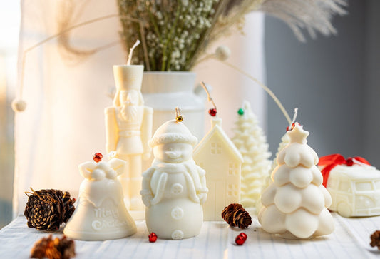 Festive Holiday Candle Set by Little Holly